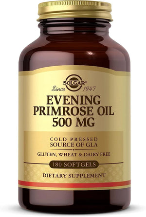 SOLGAR - Solgar Evening Primrose Oil 500Mg. 180 Capsulas Blandas - The Red Vitamin MX - Suplementos Alimenticios - {{ shop.shopifyCountryName }}