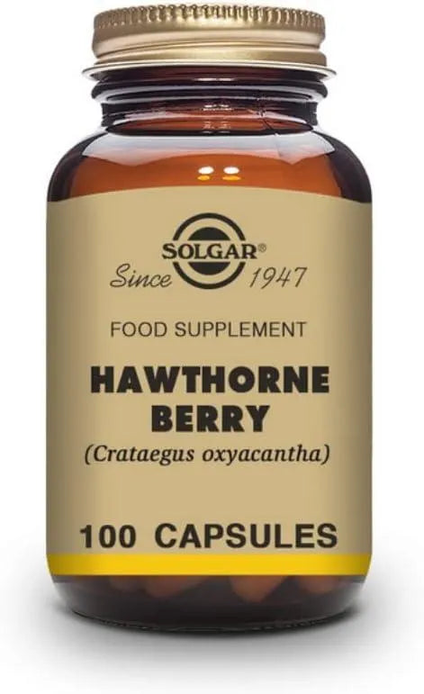 SOLGAR - Solgar Full Potency Hawthorne Berry 100 Capsulas - The Red Vitamin MX - Suplementos Alimenticios - {{ shop.shopifyCountryName }}