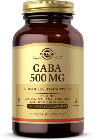 SOLGAR - Solgar GABA 500Mg. 100 Capsulas - The Red Vitamin MX - Suplementos Alimenticios - {{ shop.shopifyCountryName }}