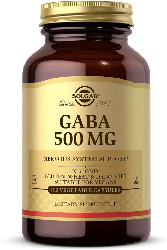 SOLGAR - Solgar GABA 500Mg. 100 Capsulas - The Red Vitamin MX - Suplementos Alimenticios - {{ shop.shopifyCountryName }}