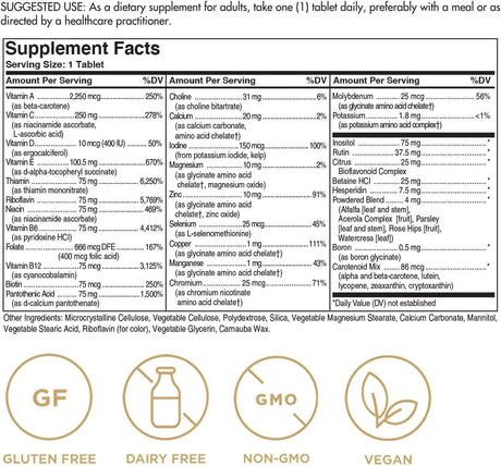 SOLGAR - Solgar Iron-Free Formula VM-75 Multivitamin 90 Tabletas - The Red Vitamin MX - Suplementos Alimenticios - {{ shop.shopifyCountryName }}