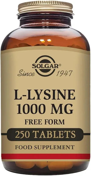 SOLGAR - Solgar L-Lysine 1000Mg. 250 Tabletas - The Red Vitamin MX - Suplementos Alimenticios - {{ shop.shopifyCountryName }}