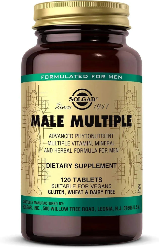 SOLGAR - Solgar Male Multiple 120 Tabletas - The Red Vitamin MX - Suplementos Alimenticios - {{ shop.shopifyCountryName }}