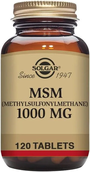 SOLGAR - Solgar MSM 1000Mg. 120 Tabletas - The Red Vitamin MX - Suplementos Alimenticios - {{ shop.shopifyCountryName }}