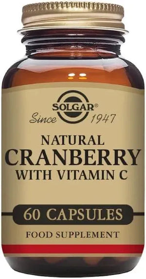 SOLGAR - Solgar Naturally Sourced Cranberry with Vitamin C 60 Capsulas - The Red Vitamin MX - Suplementos Alimenticios - {{ shop.shopifyCountryName }}