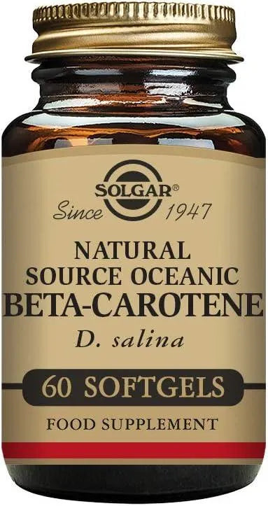 SOLGAR - Solgar Oceanic Beta-Carotene 25,000 IU 60 Capsulas Blandas - The Red Vitamin MX - Suplementos Alimenticios - {{ shop.shopifyCountryName }}