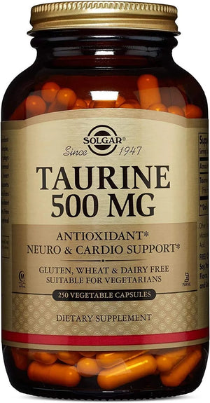 SOLGAR - Solgar Taurine 500Mg. 100 Capsulas - The Red Vitamin MX - Suplementos Alimenticios - {{ shop.shopifyCountryName }}