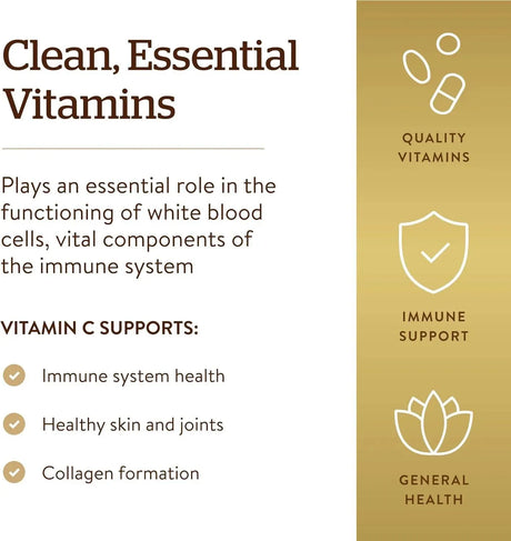 SOLGAR - Solgar Vitamin C 1000Mg. 250 Capsulas - The Red Vitamin MX - Suplementos Alimenticios - {{ shop.shopifyCountryName }}