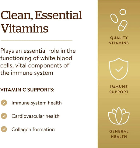 SOLGAR - Solgar Vitamin C 500Mg. 100 Capsulas - The Red Vitamin MX - Suplementos Alimenticios - {{ shop.shopifyCountryName }}