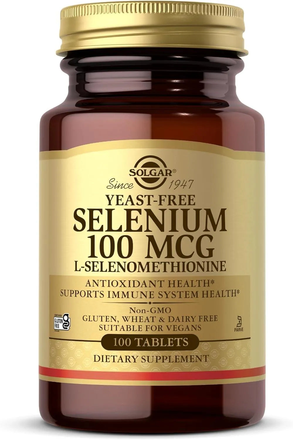 SOLGAR - Solgar Yeast-Free Selenium 100mcg 100 Tabletas - The Red Vitamin MX - Suplementos Alimenticios - {{ shop.shopifyCountryName }}