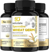 SOLODATE - Solodate Spermidine Supplement,1500Mg. Wheat Germ Extract 360 Capsulas - The Red Vitamin MX - Suplementos Alimenticios - {{ shop.shopifyCountryName }}