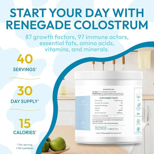 SOMA BREATH - Soma Breath Renegade Colostrum Powder 40 Servicios 184Gr. - The Red Vitamin MX - Suplementos Alimenticios - {{ shop.shopifyCountryName }}