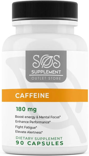 SOS - SOS Caffeine Pills 180Mg. 90 Capsulas - The Red Vitamin MX - Suplementos Alimenticios - {{ shop.shopifyCountryName }}