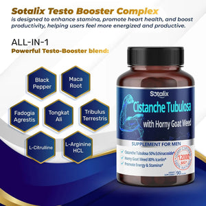 SOTALIX - Sotalix Cistanche Tubulosa 12,000Mg. 90 Capsulas - The Red Vitamin MX - Suplementos Alimenticios - {{ shop.shopifyCountryName }}