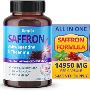 SOTALIX - Sotalix Saffron 14,950Mg. with Ashwagandha, Ginseng, L-Theanine 150 Capsulas - The Red Vitamin MX - Suplementos Alimenticios - {{ shop.shopifyCountryName }}