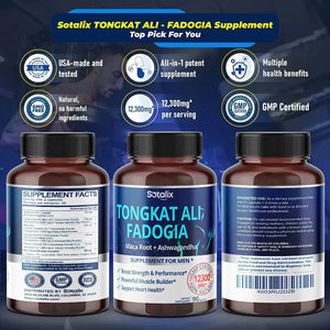 SOTALIX - Sotalix Tongkat Ali 200:1 Extract 4780Mg. 90 Capsulas - The Red Vitamin MX - Suplementos Alimenticios - {{ shop.shopifyCountryName }}