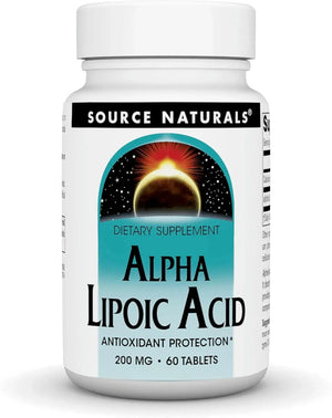 SOURCE NATURALS - Source Naturals Alpha Lipoic Acid 200Mg. 60 Tabletas - The Red Vitamin MX - Suplementos Alimenticios - {{ shop.shopifyCountryName }}