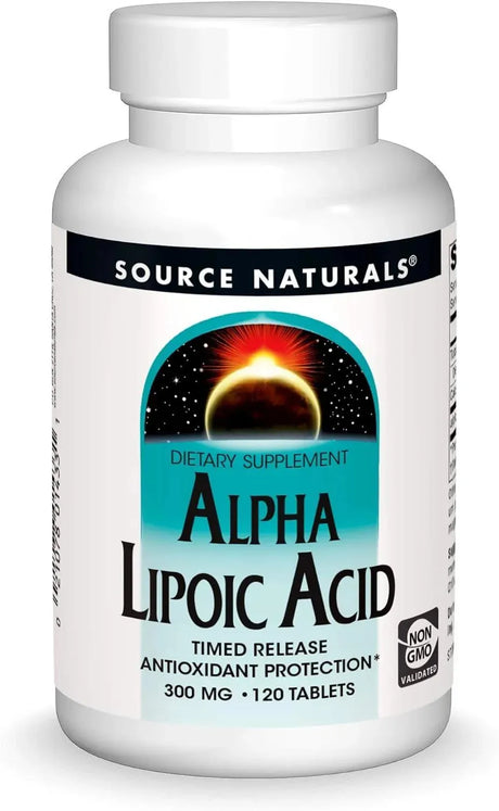 SOURCE NATURALS - Source Naturals Alpha Lipoic Acid 300Mg. 120 Tabletas - The Red Vitamin MX - Suplementos Alimenticios - {{ shop.shopifyCountryName }}