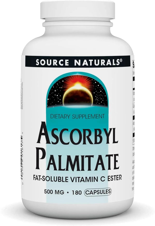 SOURCE NATURALS - Source Naturals Ascorbyl Palmitate 500Mg. 180 Capsulas - The Red Vitamin MX - Suplementos Alimenticios - {{ shop.shopifyCountryName }}