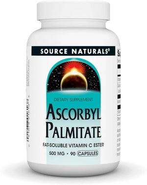 SOURCE NATURALS - Source Naturals Ascorbyl Palmitate 500Mg. 90 Capsulas - The Red Vitamin MX - Suplementos Alimenticios - {{ shop.shopifyCountryName }}