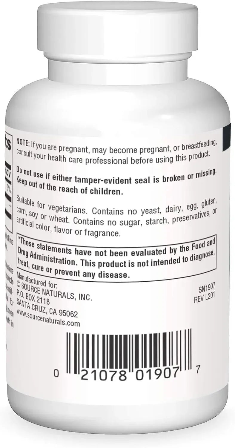 SOURCE NATURALS - Source Naturals Benfotiamine 150Mg. 120 Tabletas - The Red Vitamin MX - Suplementos Alimenticios - {{ shop.shopifyCountryName }}