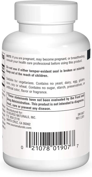 SOURCE NATURALS - Source Naturals Benfotiamine 150Mg. 120 Tabletas - The Red Vitamin MX - Suplementos Alimenticios - {{ shop.shopifyCountryName }}