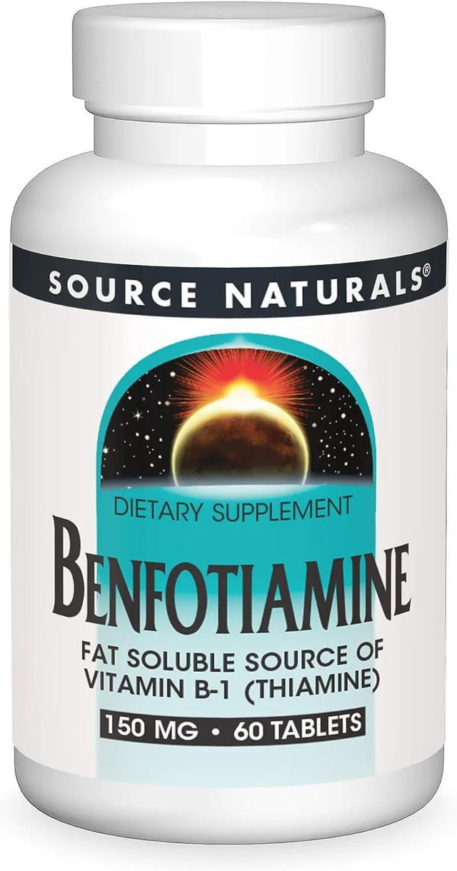 SOURCE NATURALS - Source Naturals Benfotiamine 150Mg. 60 Tabletas - The Red Vitamin MX - Suplementos Alimenticios - {{ shop.shopifyCountryName }}