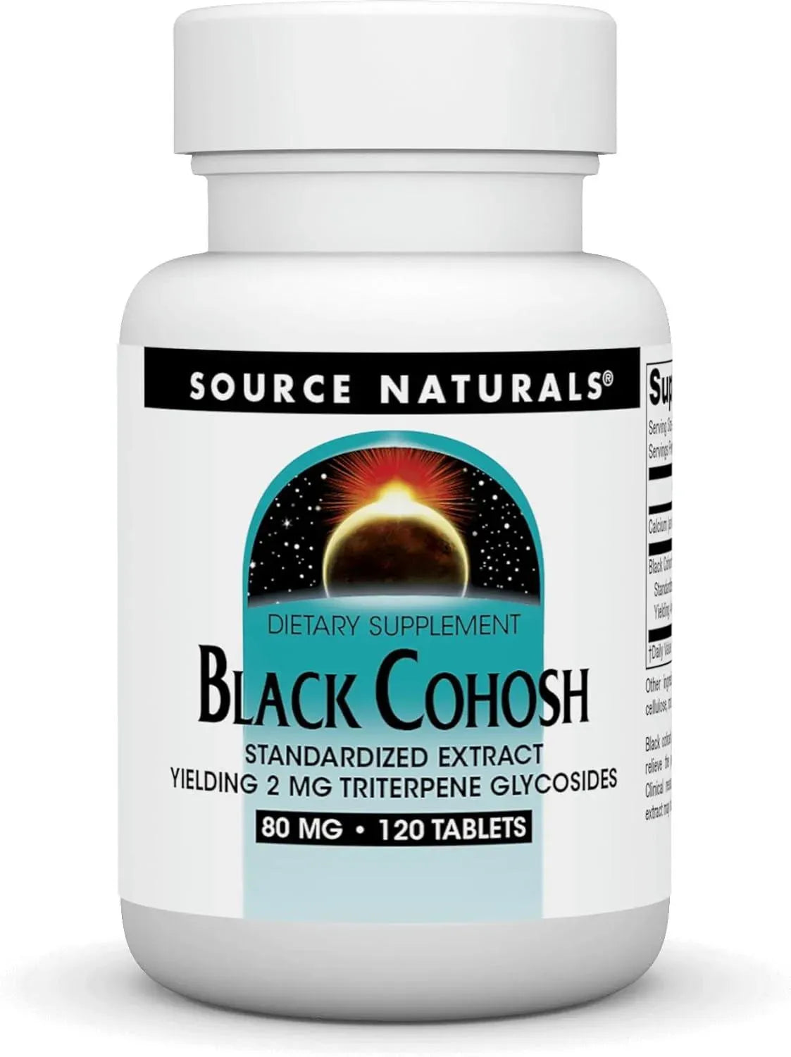 SOURCE NATURALS - Source Naturals Black Cohosh Extract 120 Tabletas - The Red Vitamin MX - Suplementos Alimenticios - {{ shop.shopifyCountryName }}