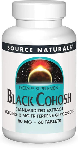 SOURCE NATURALS - Source Naturals Black Cohosh Extract 60 Tabletas - The Red Vitamin MX - Suplementos Alimenticios - {{ shop.shopifyCountryName }}