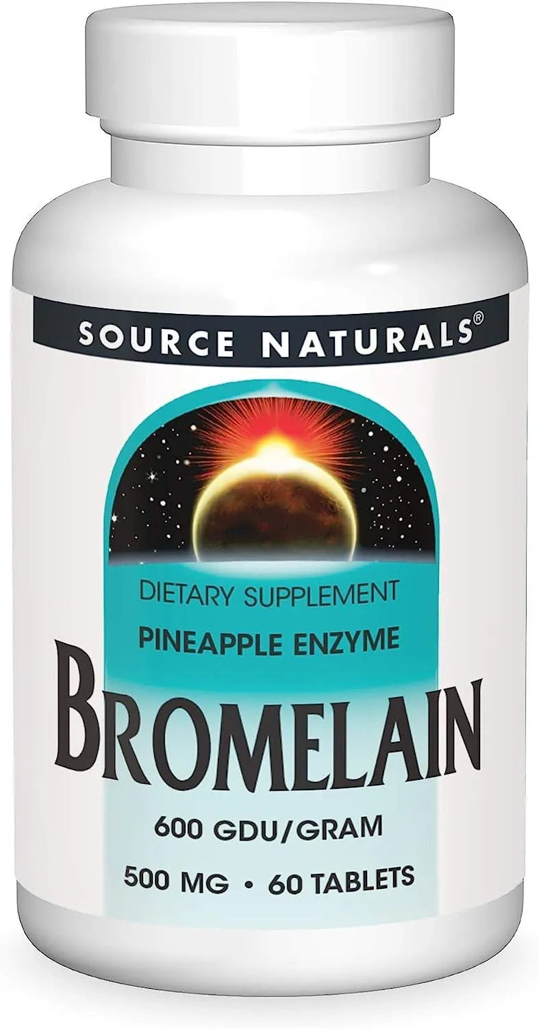 SOURCE NATURALS - Source Naturals Bromelain 500Mg. Proteolytic Enzyme Supplement 60 Tabletas - The Red Vitamin MX - Suplementos Alimenticios - {{ shop.shopifyCountryName }}