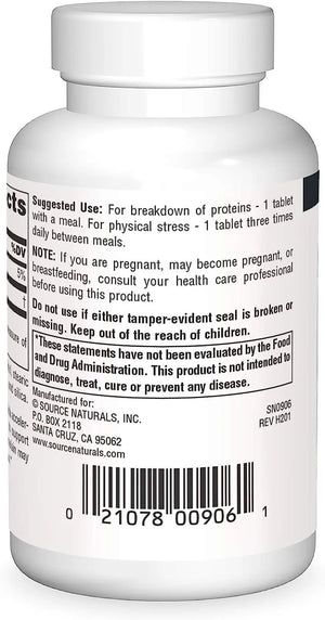 SOURCE NATURALS - Source Naturals Bromelain 500Mg. Proteolytic Enzyme Supplement 60 Tabletas - The Red Vitamin MX - Suplementos Alimenticios - {{ shop.shopifyCountryName }}