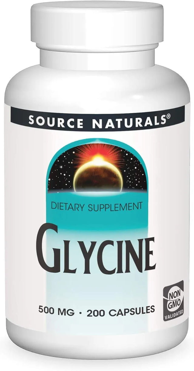 SOURCE NATURALS - Source Naturals Glycine 500Mg. 200 Capsulas - The Red Vitamin MX - Suplementos Alimenticios - {{ shop.shopifyCountryName }}