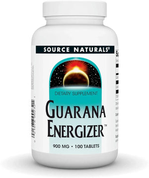 SOURCE NATURALS - Source Naturals Guarana Energizer 900Mg. 100 Tabletas - The Red Vitamin MX - Suplementos Alimenticios - {{ shop.shopifyCountryName }}