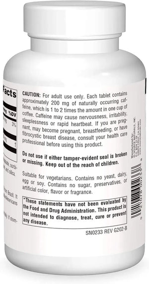 SOURCE NATURALS - Source Naturals Guarana Energizer 900Mg. 200 Tabletas - The Red Vitamin MX - Suplementos Alimenticios - {{ shop.shopifyCountryName }}