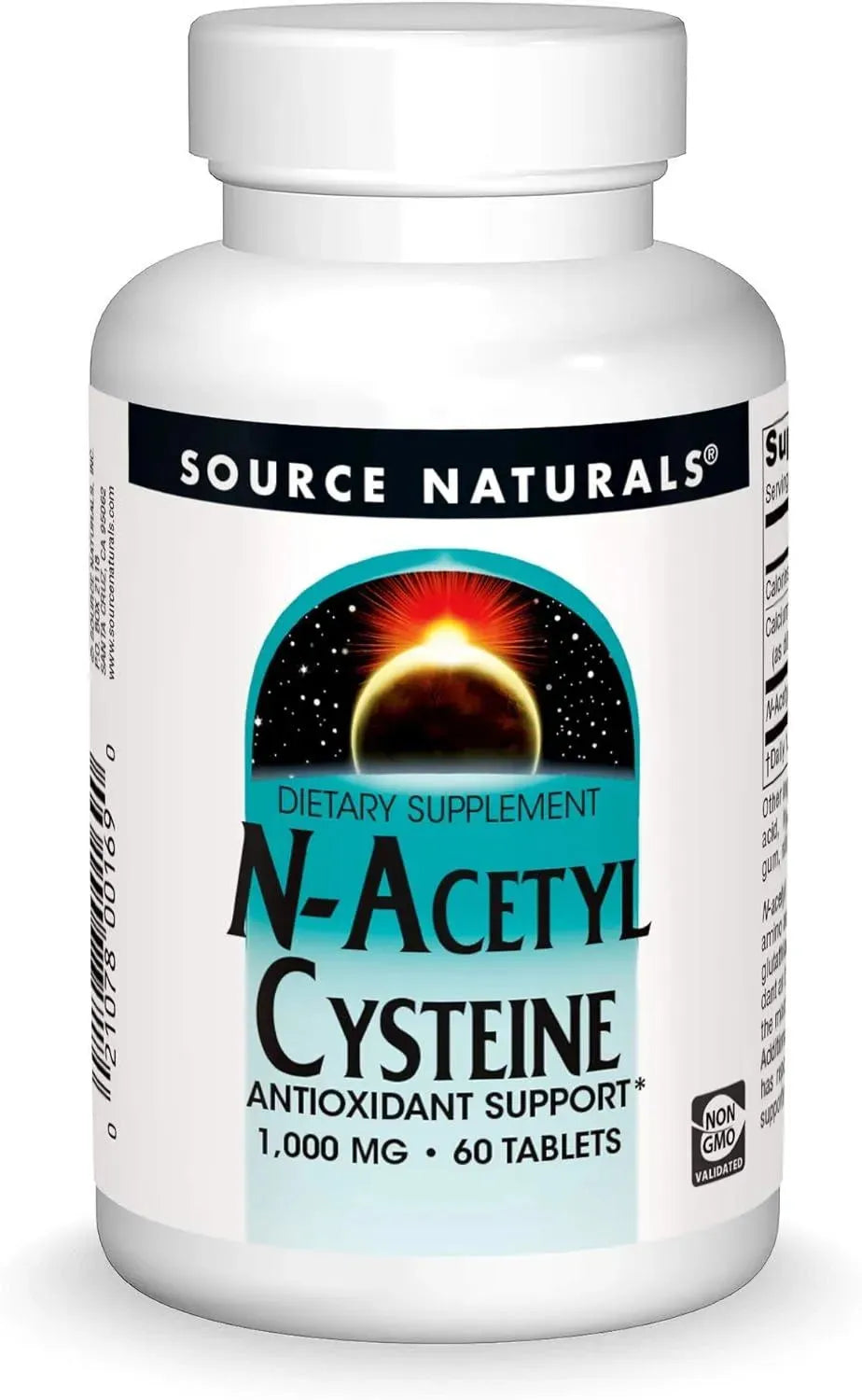 SOURCE NATURALS - Source Naturals N-Acetyl Cysteine 1000Mg. 60 Tabletas - The Red Vitamin MX - Suplementos Alimenticios - {{ shop.shopifyCountryName }}