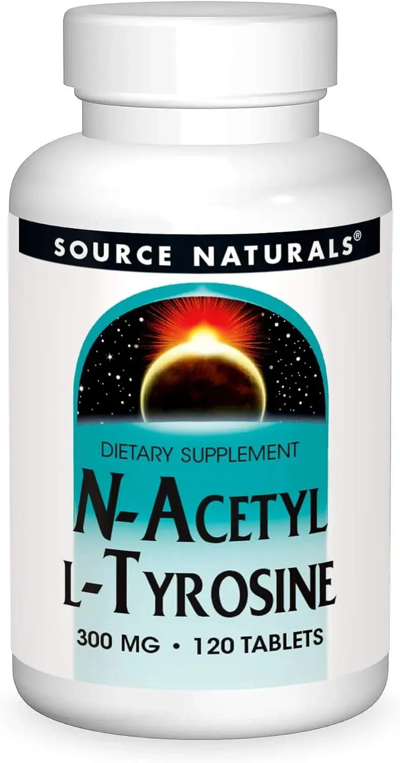 SOURCE NATURALS - Source Naturals N-Acetyl L-Tyrosine 300Mg. 120 Tabletas - The Red Vitamin MX - Suplementos Alimenticios - {{ shop.shopifyCountryName }}