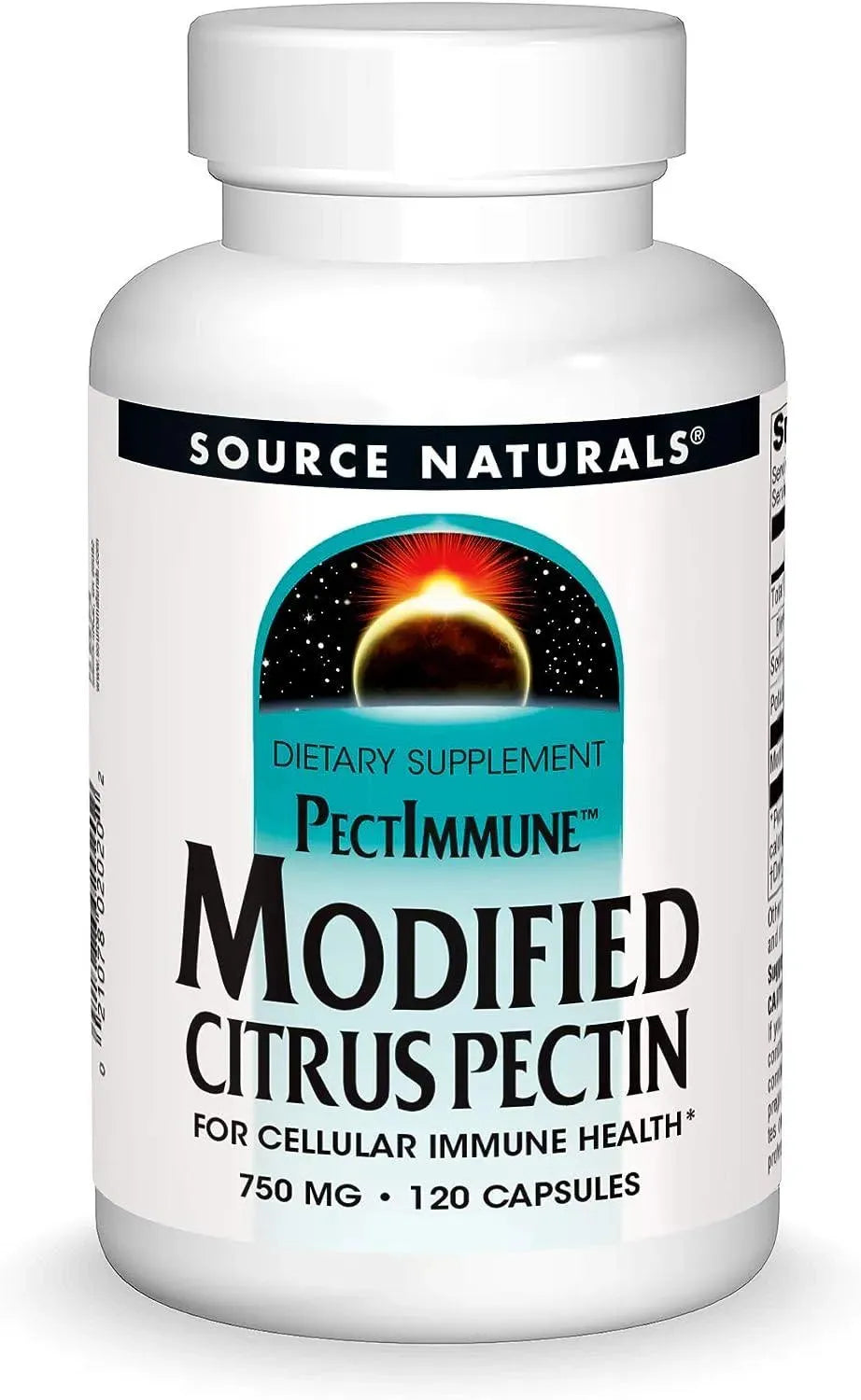 SOURCE NATURALS - Source Naturals PectImmune Modified Citrus Pectin 750Mg. 120 Capsulas - The Red Vitamin MX - Suplementos Alimenticios - {{ shop.shopifyCountryName }}