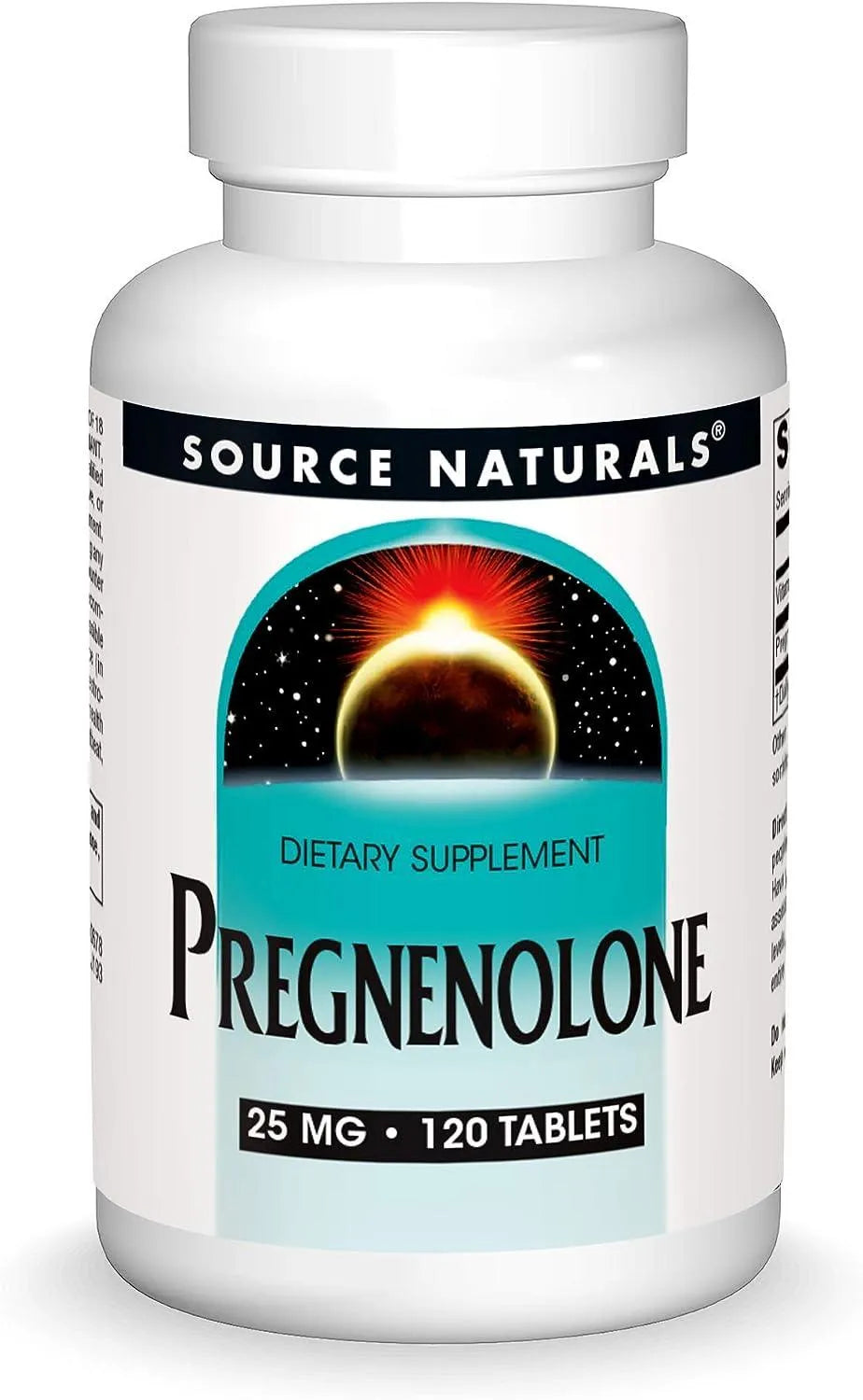 SOURCE NATURALS - Source Naturals Pregnenolone 25Mg. 120 Tabletas - The Red Vitamin MX - Suplementos Alimenticios - {{ shop.shopifyCountryName }}