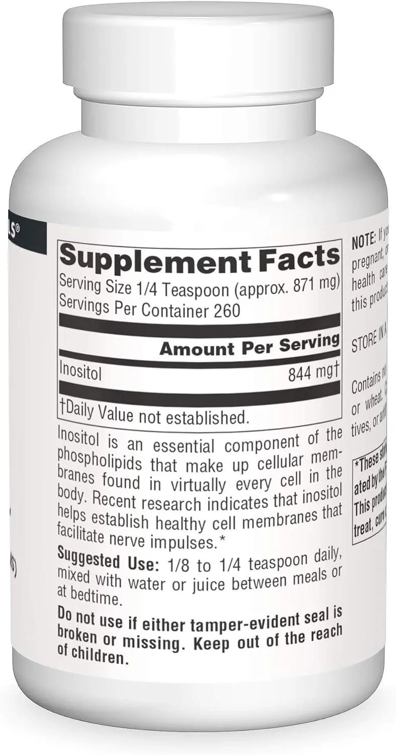 SOURCE NATURALS - Source Naturals Pure Inositol Powder 8 Oz. - The Red Vitamin MX - Suplementos Alimenticios - {{ shop.shopifyCountryName }}