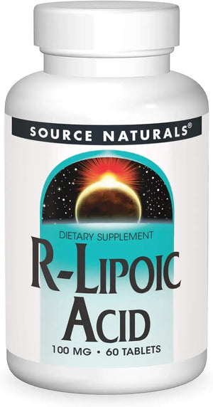 SOURCE NATURALS - Source Naturals R-Lipoic Acid 100Mg. 60 Tabletas - The Red Vitamin MX - Suplementos Alimenticios - {{ shop.shopifyCountryName }}