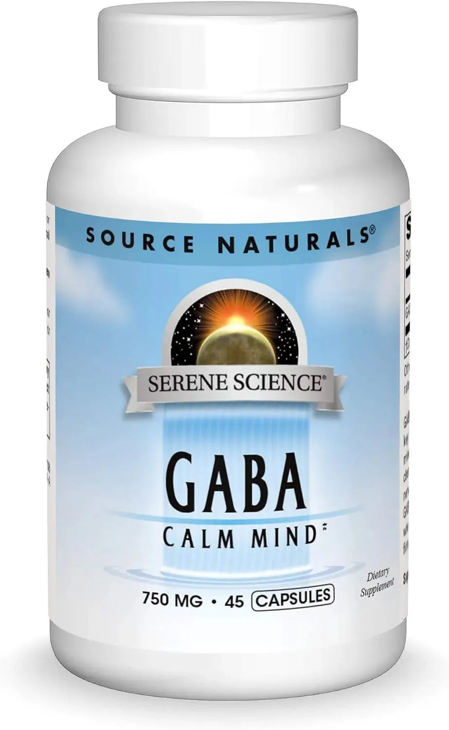 SOURCE NATURALS - Source Naturals Serene Science GABA 750Mg. 45 Capsulas - The Red Vitamin MX - Suplementos Alimenticios - {{ shop.shopifyCountryName }}
