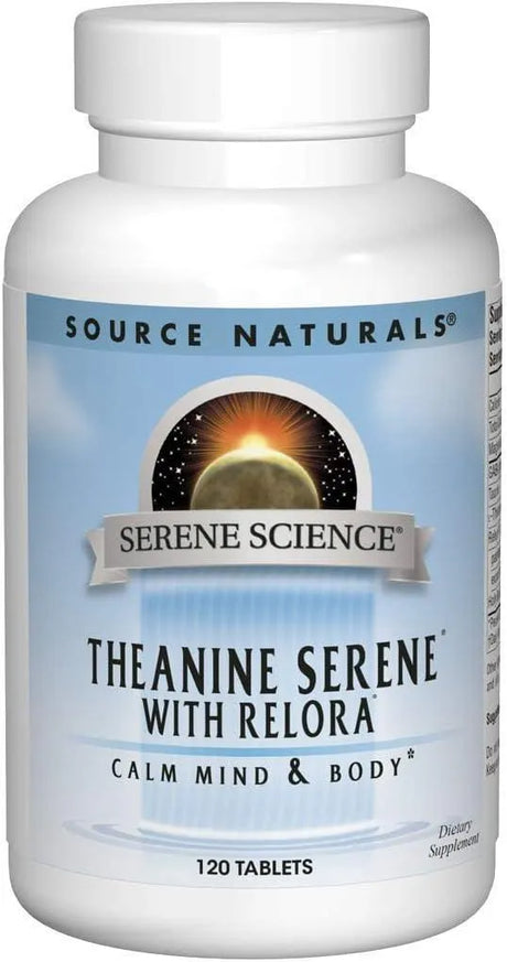 SOURCE NATURALS - Source Naturals Serene Science L-Theanine with Relora 120 Tabletas - The Red Vitamin MX - Suplementos Alimenticios - {{ shop.shopifyCountryName }}