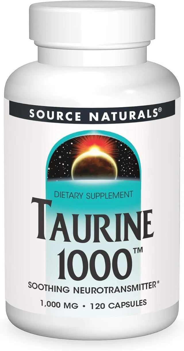 SOURCE NATURALS - Source Naturals Taurine 1000Mg. 120 Capsulas - The Red Vitamin MX - Suplementos Alimenticios - {{ shop.shopifyCountryName }}