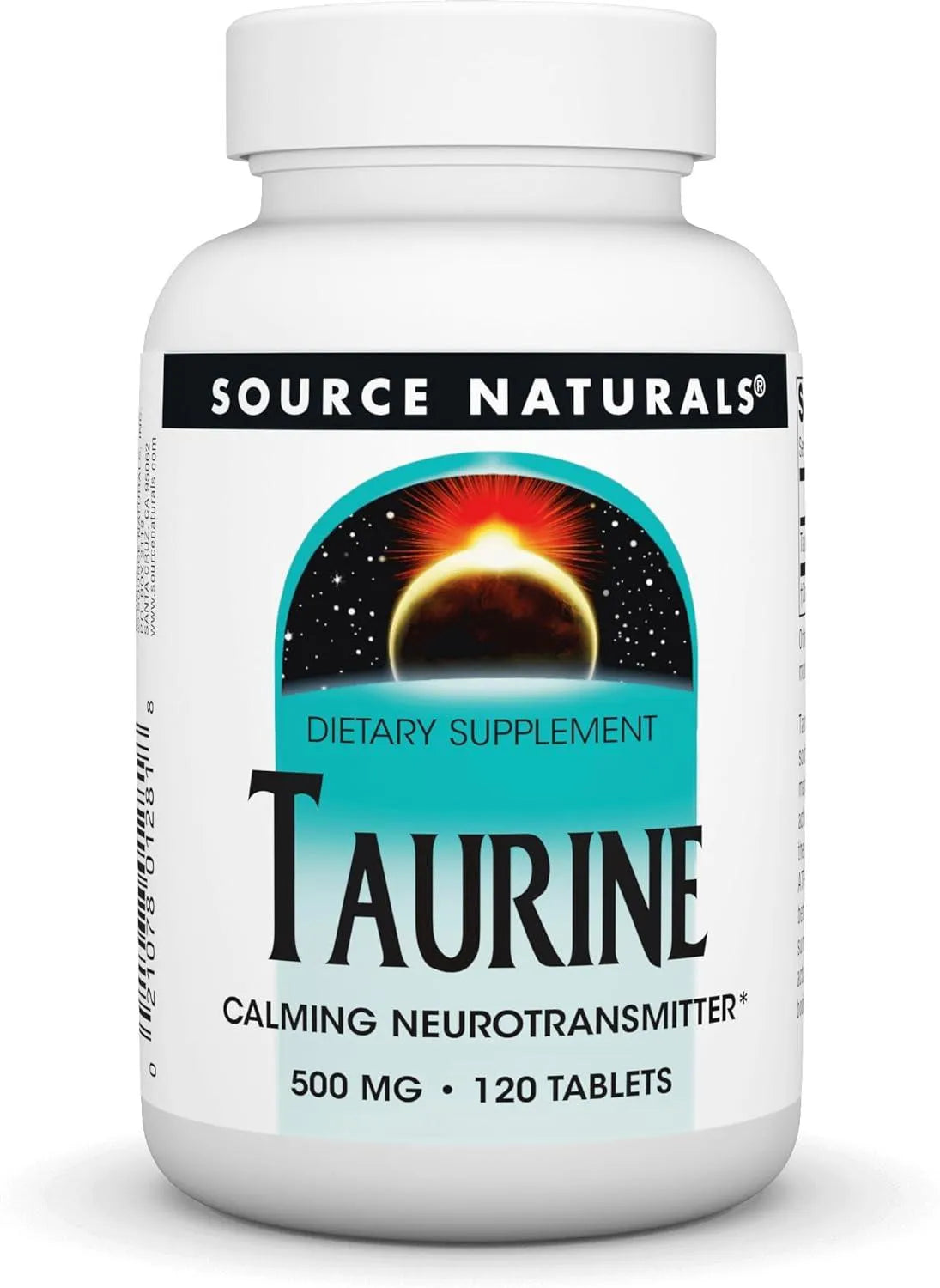 SOURCE NATURALS - Source Naturals Taurine 500Mg. 120 Tabletas - The Red Vitamin MX - Suplementos Alimenticios - {{ shop.shopifyCountryName }}