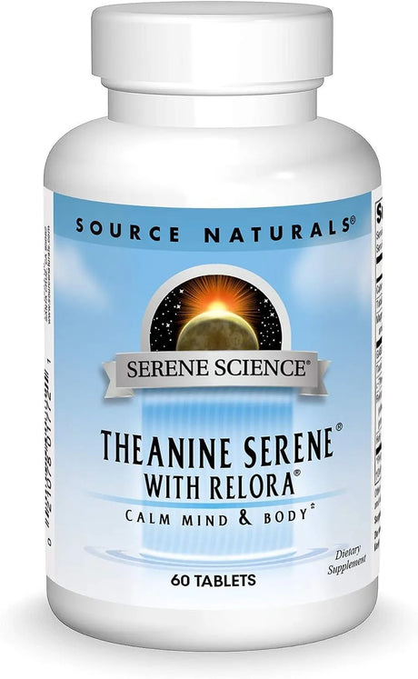 SOURCE NATURALS - Source Naturals Theanine Serene with Relora 60 Tabletas - The Red Vitamin MX - Suplementos Alimenticios - {{ shop.shopifyCountryName }}