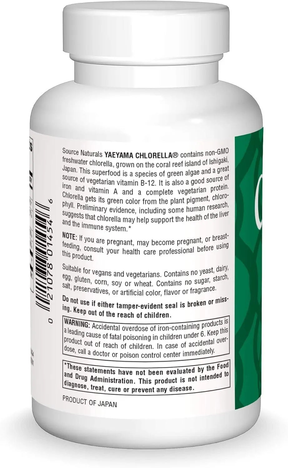 SOURCE NATURALS - Source Naturals Yaeyama Chlorella 200Mg. 600 Tabletas - The Red Vitamin MX - Suplementos Alimenticios - {{ shop.shopifyCountryName }}