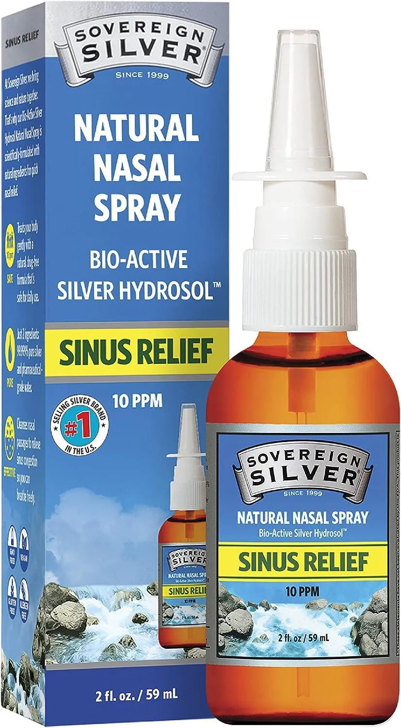 SOVEREIGN SILVER - Sovereign Silver Bio-Active Colloidal Silver Hydrosol Nasal Spray 10 PPM 59Ml. - The Red Vitamin MX - Suplementos Alimenticios - {{ shop.shopifyCountryName }}