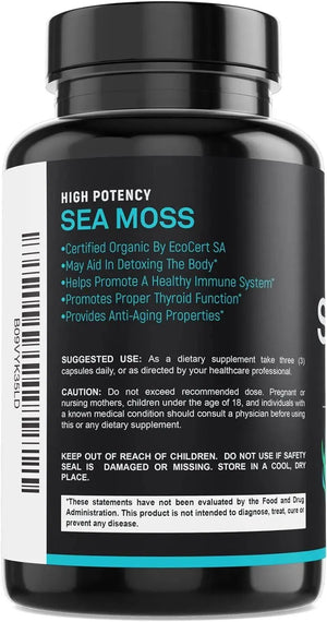 SPARTIS - Spartis Organic Sea Moss 2250Mg. 180 Capsulas - The Red Vitamin MX - Suplementos Alimenticios - {{ shop.shopifyCountryName }}