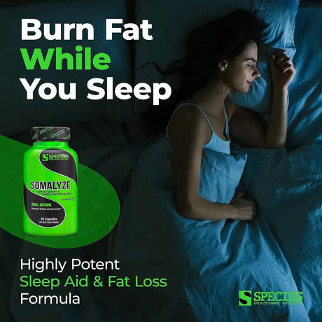 SPECIED NUTRITION - Species Nutrition Somalyze Nighttime Fat Burner 90 Capsulas - The Red Vitamin MX - Suplementos Alimenticios - {{ shop.shopifyCountryName }}