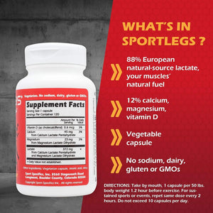 SPORTLEGS - SportLegs Fast Fitness Boost 120 Capsulas - The Red Vitamin MX - Suplementos Alimenticios - {{ shop.shopifyCountryName }}